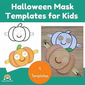Halloween Mask Templates for Kids
