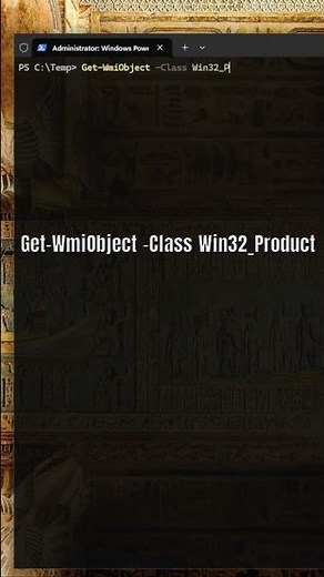 Did you know you can search for installed programs with PowerShell #powershell #sysadmin #windows