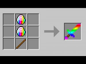 how to make rainbow sword