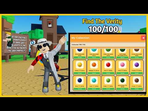 How to Get ALL 100 VERITY in FIND THE VERITY (Roblox)