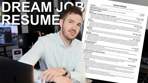 The resume that landed my dream finance job.