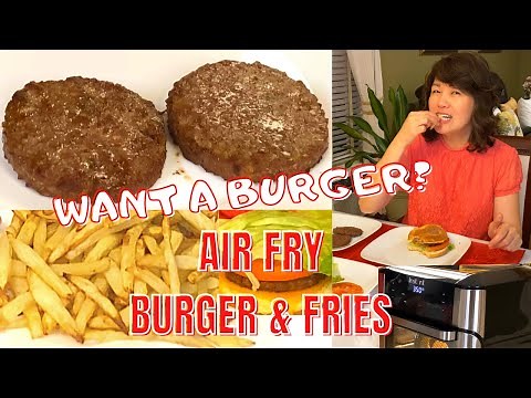 How to Cook Hamburger And Fries In Instant Pot Vortex Air Fryer I #titamarieskitchen