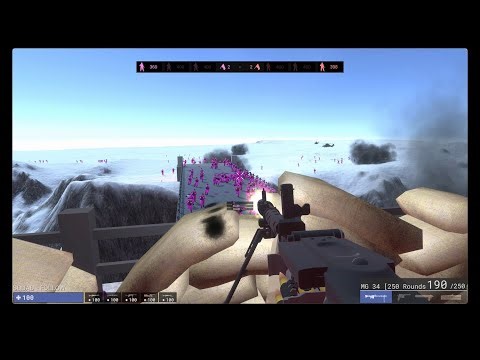 Tactical Banana Plays Ravenfield WW2 Mod (Glacier Map)