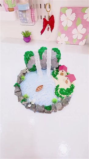 Exploring a Beautiful Waterfall Scene in Nature