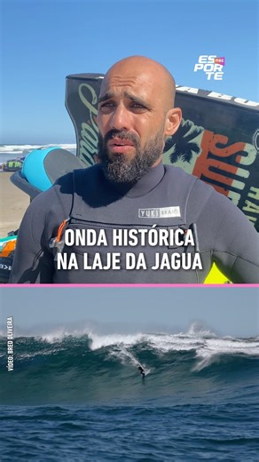 Historic wave at Laje da Jagua impresses surfers.