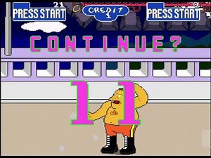 The Simpsons (Arcade) Game Over