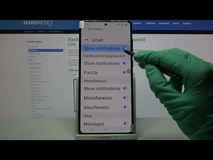 How to Turn On/Turn Off App Notifications in SAMSUNG Galaxy No...