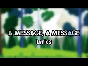 A Message, a Message | The Backyardigans Lyric Video (Part 1-3) | [READ DESC]
