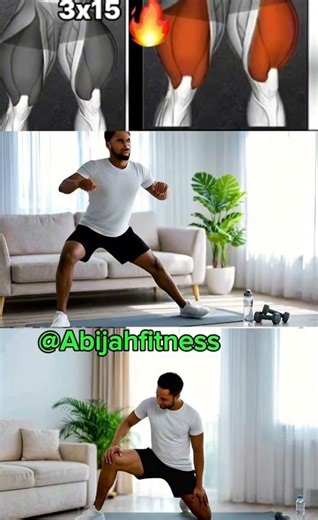 This exercise is called a Lateral Lunge (also known as a Side Lunge).#fitness #legworkout