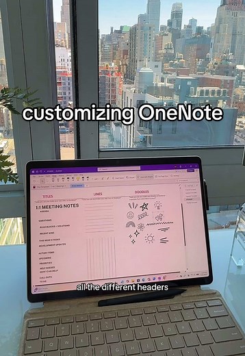 Customizing OneNote: Create Your Aesthetic Agenda Template