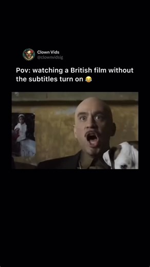 @clownvids on Instagram: "That video is a classic comedy sketch that pokes fun at the often-impenetrable accents found in gritty British dramas. The footage features actors Bill Hader and Fred Armisen playing characters who speak in increasingly nonsensical, garbled phonetics. While it sounds vaguely like a regional English dialect, they are actually speaking complete gibberish to highlight the struggle international audiences sometimes face with thick accents. It captures a specific brand of hu