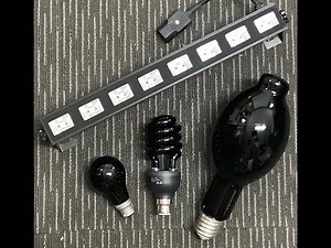 Incandescent vs fluorescent vs mercury vapour vs LED blacklights