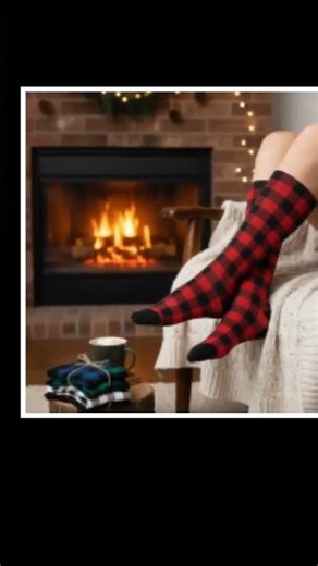 Buffalo Plaid Long Socks - Red, Blue, Green, White