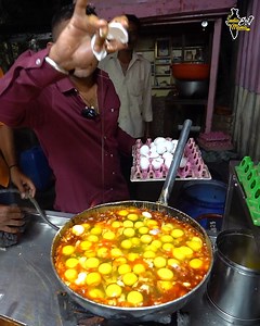 36M views · 295K reactions | Biggest 50 Eggs Bhurji Making In Sangli, Maharashtra Rs. 35/- Only | India Eat Mania | Facebook