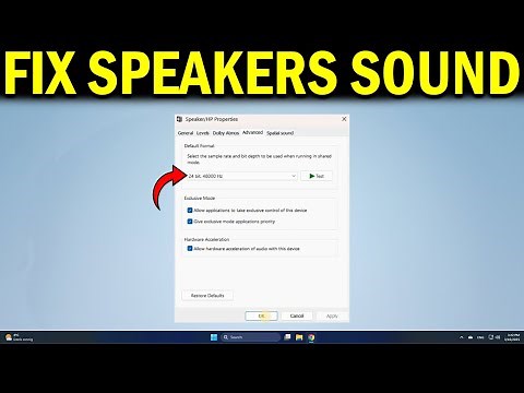 How To Fix Laptop Speakers Crackling Sound on Windows 11