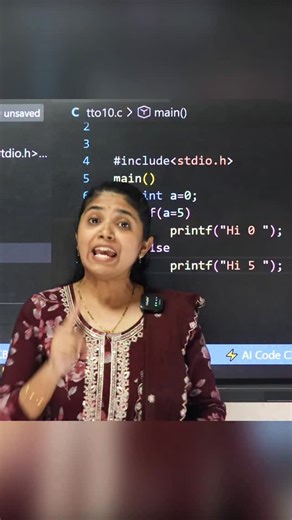 logic_overflow on Instagram: "Be careful while using Assignment operator in if statement #study #programming #logic #logicbuilding #bcs"