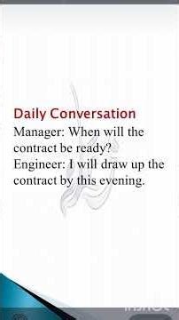 Practice English-draw up a contract
