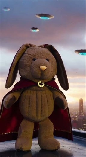 Super Bunny Saves The Earth From Aliens