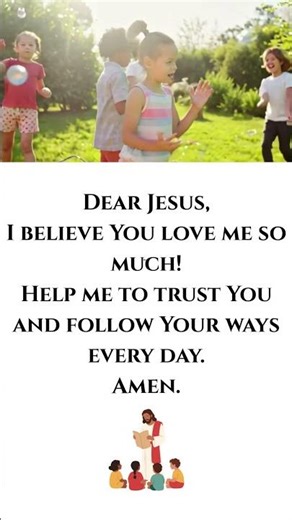 🌈 “Dear Jesus, Help Me Trust You!” Prayer for Faith Bible Buddie Corner for Kids