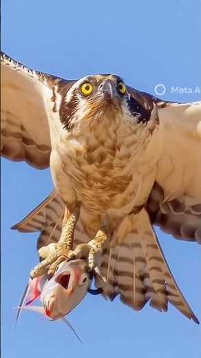 Eagle Catching and Hunting Fish 🐟😱 | Powerful Eagle Fishing Skills