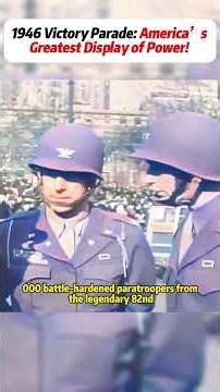 1946 Victory Parade: America’s Greatest Display of Power!