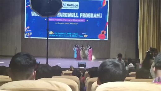 Welcome and Farewell Program at SS College