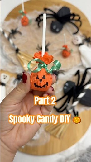 Part 2: Creative Halloween Candy Ideas 👻 | DIY Pumpkin & Witch Broom
