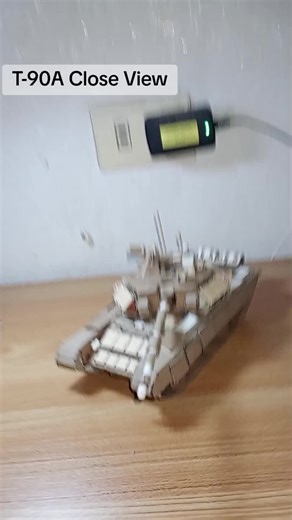 T-90A Tank Model: A Unique Cardboard DIY Project