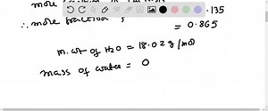 SOLVED:The mole fraction of copper(II) nitrate in an aqueous copper(II) nitrate solution is 0.135 . What is the molality of the copper(II) nitrate solution? a. 7.49 \mathrm{~m} b. 8.01 \mathrm{~m} C. 8.66 \mathrm{~m} d. 9.34 \mathrm{~m} e. 8.09 \mathrm{~m}