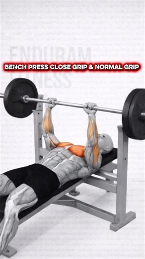 Close Grip vs Normal Grip Bench Press – What’s the Real Difference? 💪🔥