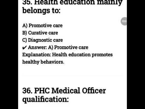MCQ on PHC for all competitive exams ANM|GNM|CHO|Staff Nurse MLT|Medical Entrance@edu.com.ramarao 