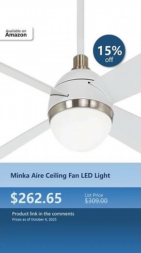 Minka Aire Ceiling Fan LED Lightvideo