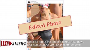 Fact Check: 'Not A Dude!' Inscription On Woman's Swimsuit Is NOT Authentic | Lead Stories