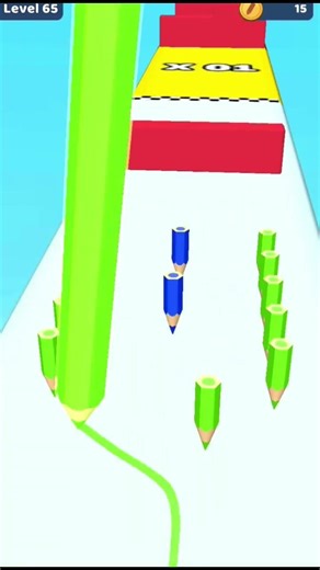 pencil run 3d #minecraft #minecraftshorts #gaming
