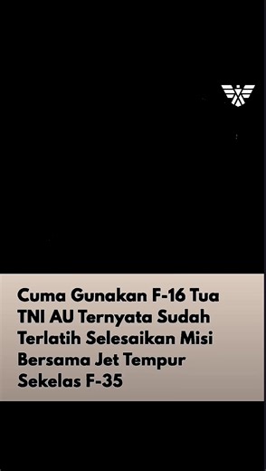 Walaupun sebagian armadanya diisi jet-jet F-16 yang sudah berumur, TNI Angkatan Udara (TNI AU) tetap menunjukkan kapasitas tinggi lewat latihan bersama F-35A Lightning II milik Royal Australian Air Force (RAAF). Dalam latihan bersama bernama Elang Ausindo 2025, pesawat F-16 dan F-35 melaksanakan misi bersama, memperlihatkan bahwa TNI AU sudah cukup terlatih untuk beroperasi bersama sistem pertahanan udara modern. Meski F-16 disebut