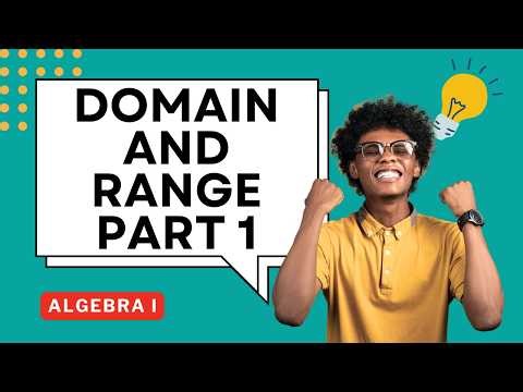 Domain and Range Part I Guided Notes for Algebra I