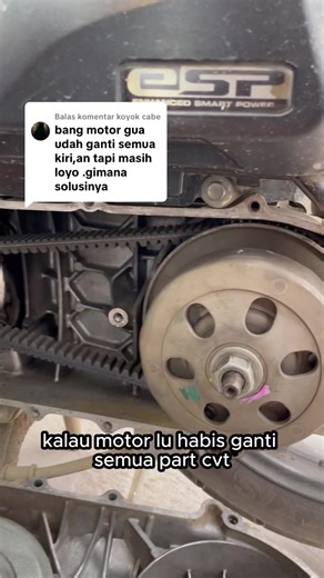 Membalas @koyok cabe motor lu ada ciri-ciri penyakit yang disebutin mimin ga broo?? Jangan lupa juga rawat body motor lu pakai Insta Sparkling dari werkudhoro Biar motor lu #makinterawat #education #wkhouse #pengkilapbodymotor #cvt