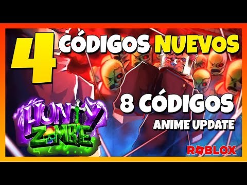 ✅4 NEW CODES✅ 8 CODES for 🧟HUNTY ZOMBIE 🧟Anime Update🧟HUNTY ZOMBIE ROBLOX🧟ZOMBIE HUNTER ROBLOX