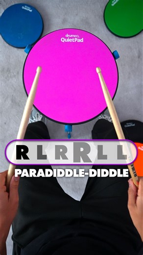How to play the PARADIDDLE-DIDDLE 🥁💪🏼 A great rudiment for powerfull fills! #drums #drummer