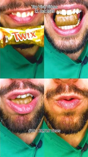 Twixy TWIX Golden Mini Chocolate Bar Oddly Satisfying Eating ASMR! #twix #chocolate #asmr