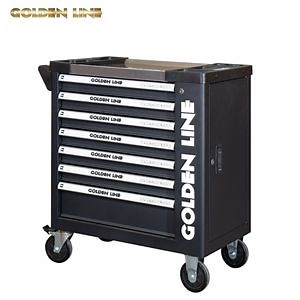[Hot Item] Hot Sale Classic Workshop Tool Trolley Storage Tool Box with Stainless Steel Working Top