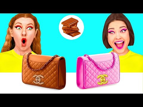 Real Food vs Chocolate Food Challenge | Edible Battle by ChallengeTeen