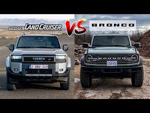 2025 Toyota Land Cruiser vs 2025 Ford Bronco | Off-Road Battle of Legends