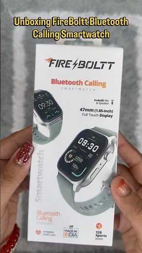 Fire-Boltt Bluetooth Calling Smartwatch Unboxing ⌚🔥 Full Review | Calling, Features & Battery Test!