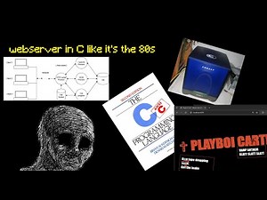 writing a web server in C is easy, actually