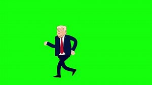 Donald Trump Jogging Animation Green Screen Stock Footage Video (100% Royalty-free) 1060095668 | Shutterstock