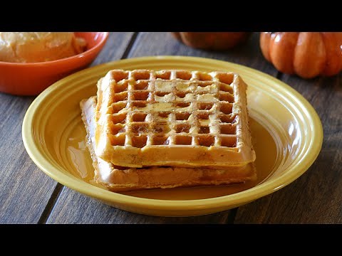 Pumpkin Spice Waffles Recipe