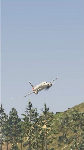 Plane goes down in flames then lands upside down