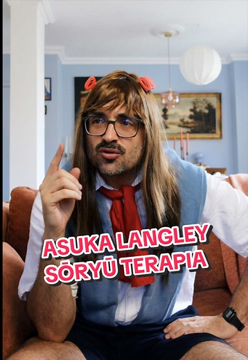 Asuka Langley Sōryū (Evangelion) está pasando por una mala racha 👨🏻‍🏫 ¡Feliz Jueves! #animeterapia #evangelion