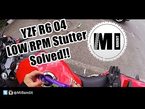 Yamaha YZF R6 RPM Stuttering fault rev Issue fixed